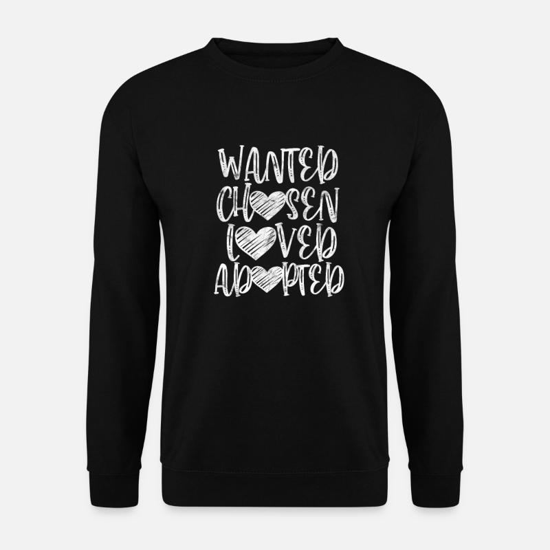 Adoption - Unisex Pullover - Schwarz