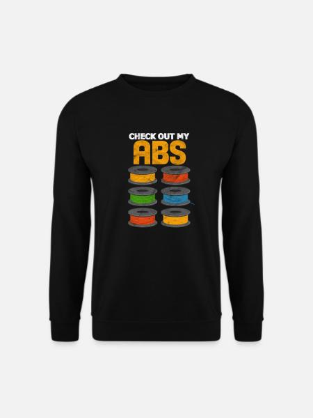 3d Drucker - Unisex Pullover - Schwarz