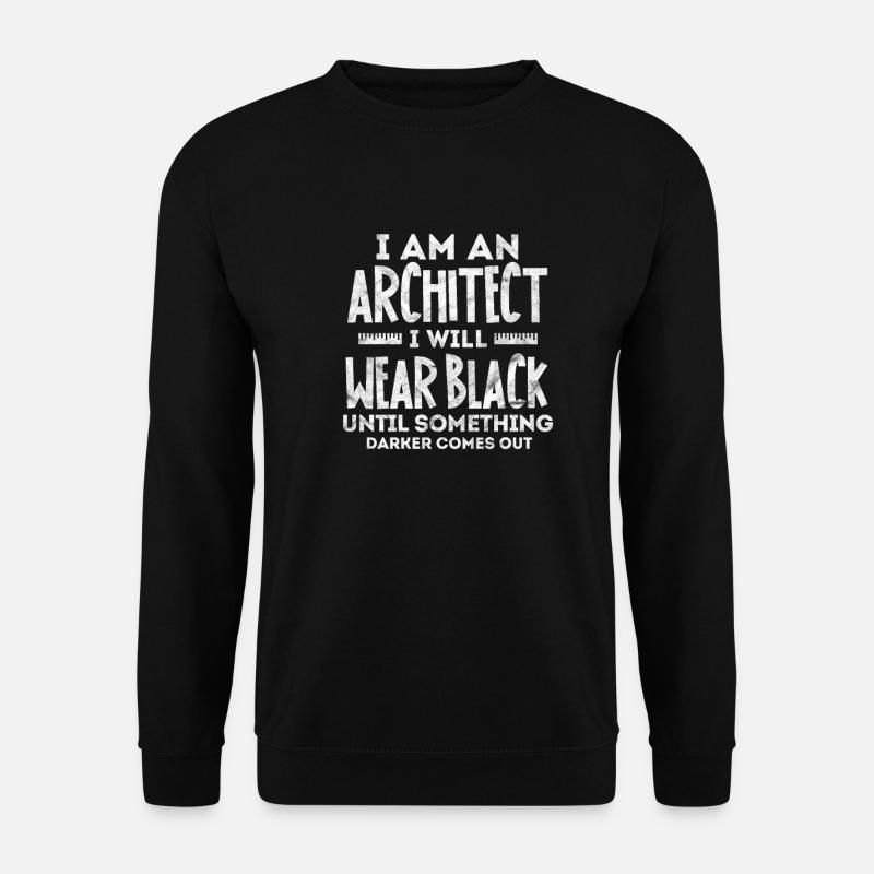 architecte - Sweat-shirt Unisexe - noir