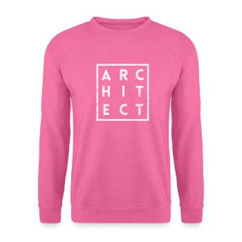 Architect architecture house building building gift - Unisex Sweatshirt - pink - Front