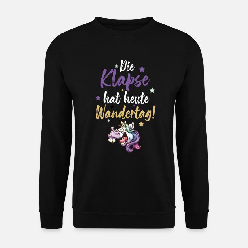 Verrücktes Einhorn - Unisex Pullover - Schwarz