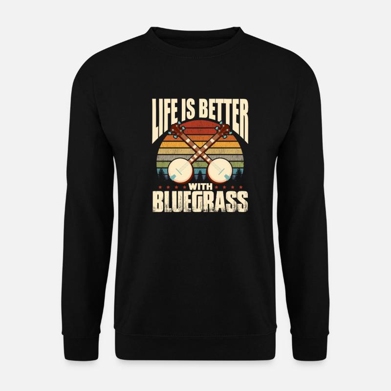 Bluegrass - Sweat-shirt Unisexe - noir