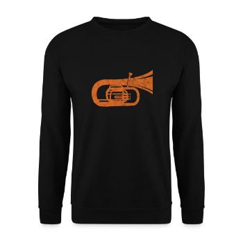 Bariton - Unisex Pullover - Schwarz - Vorne - Alina (178cm) & Michal (187cm)