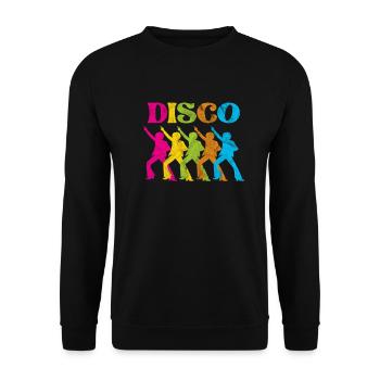 Disco - Sweat-shirt Unisexe - noir - Devant - Alina (178cm) & Michal (187cm)