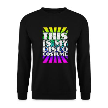 Disco - Sweat-shirt Unisexe - noir - Devant - Alina (178cm) & Michal (187cm)