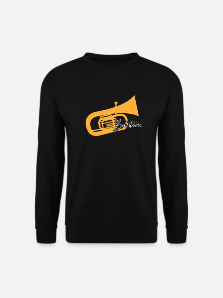 Bariton Baritonhorn Musiker Konzert Geschenk - Unisex Pullover - Schwarz