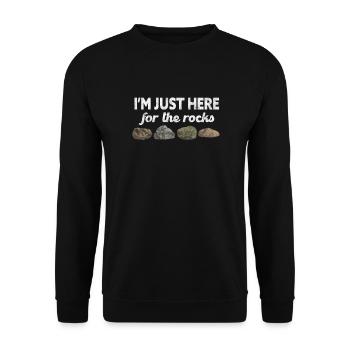 Geologie - Unisex Pullover - Schwarz - Vorne - Alina (178cm) & Michal (187cm)