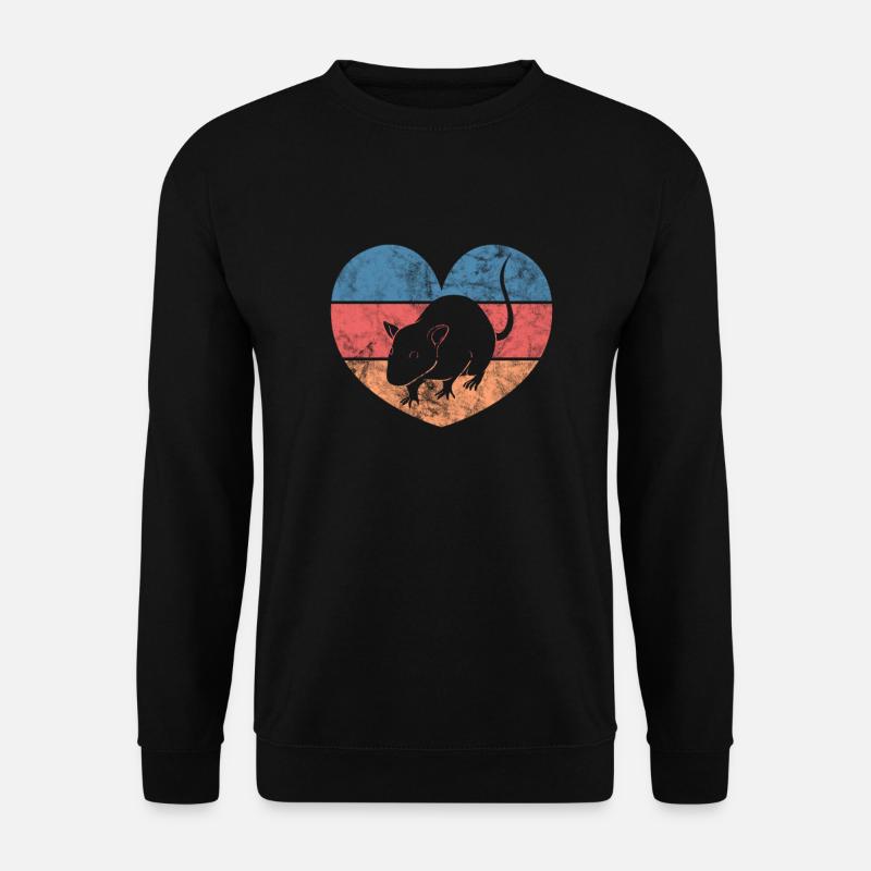 Ratte - Unisex Pullover - Schwarz