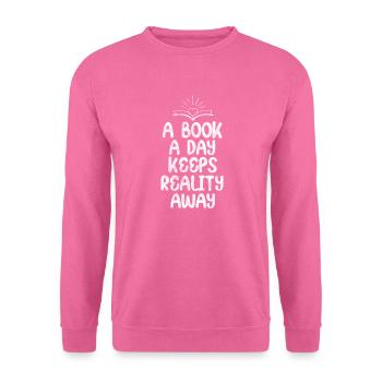 Lire - Sweat-shirt Unisexe - rose - Devant