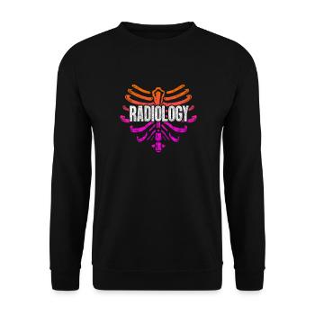 radiology - Unisex Sweatshirt - black - Front - Alina (178cm) & Michal (187cm)