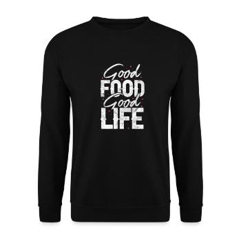 Cuisinier - Sweat-shirt Unisexe - noir - Devant - Alina (178cm) & Michal (187cm)