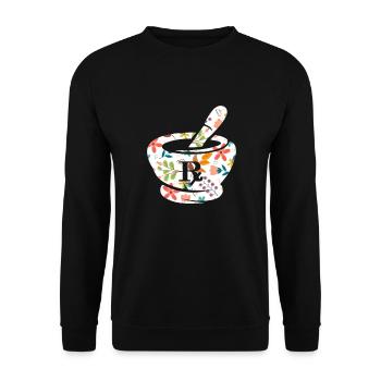 Pharmacy Pharmacist Medicine Pharmacist Gift - Unisex Sweatshirt - black - Front - Alina (178cm) & Michal (187cm)
