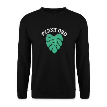 Vegan Père Vegan Vegan Vegan Cadeau de fête des pères - Sweat-shirt Unisexe - noir - Devant - Alina (178cm) & Michal (187cm)