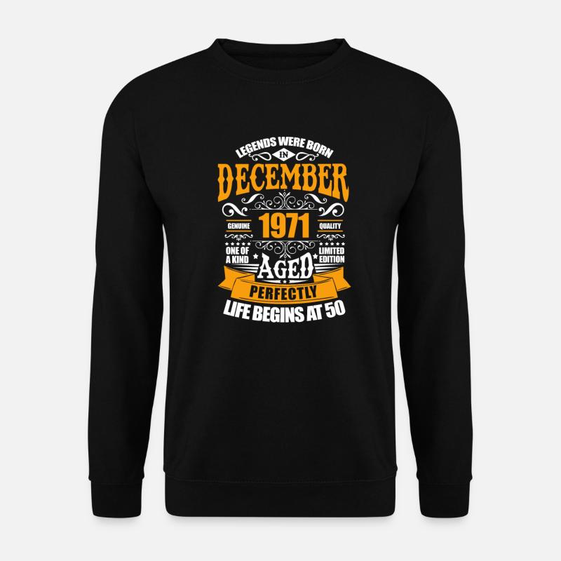 December 1971 - Unisex Sweatshirt - black