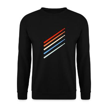 Percussion - Unisex Sweatshirt - black - Front - Alina (178cm) & Michal (187cm)