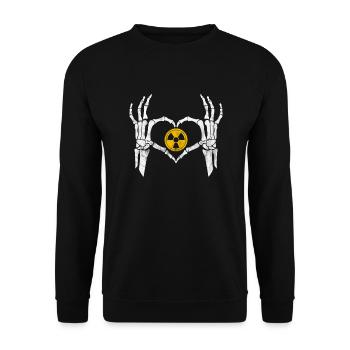 Radiology - Unisex Sweatshirt - black - Front - Alina (178cm) & Michal (187cm)