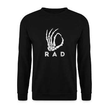 Radiology - Unisex Sweatshirt - black - Front - Alina (178cm) & Michal (187cm)