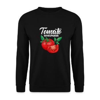 Tomate - Unisex Pullover - Schwarz - Vorne - Alina (178cm) & Michal (187cm)