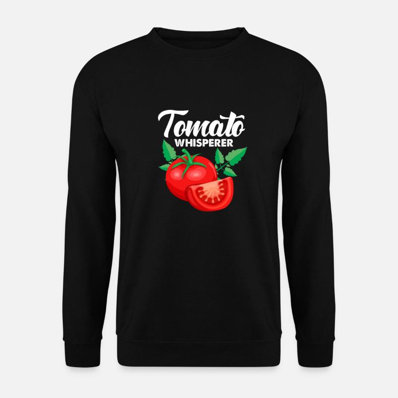 Tomate Tomaten Gemüse Vegan Veganer Geschenk - Unisex Pullover - Schwarz