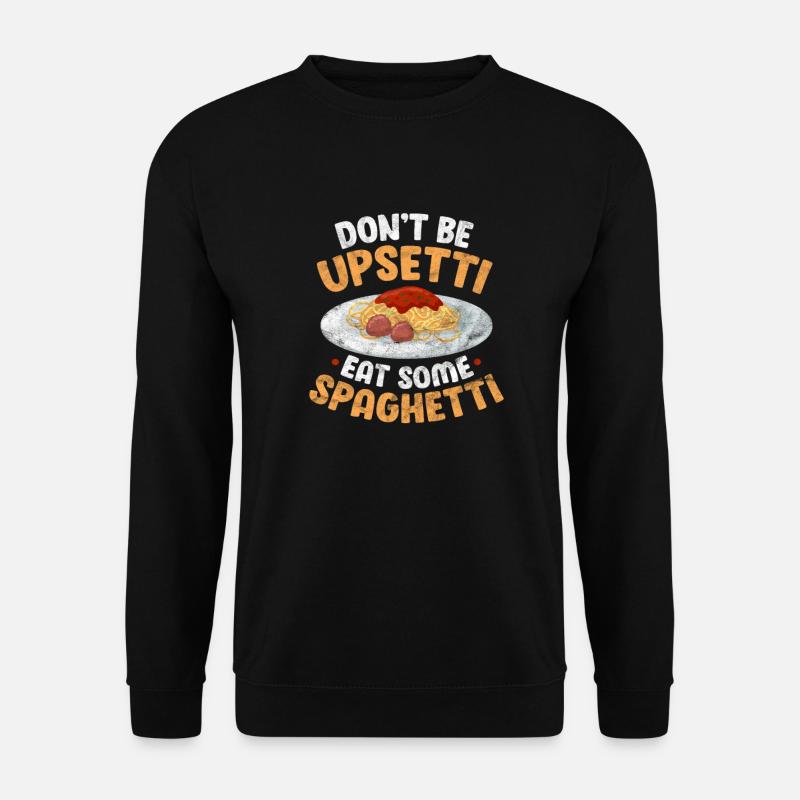 Spaghetti - Unisex Sweatshirt - black