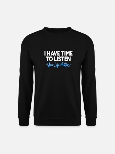 Psychische Gesundheit Mental Health Geschenk - Unisex Pullover - Schwarz