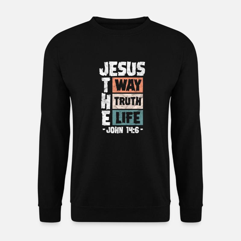 Jésus - Sweat-shirt Unisexe - noir