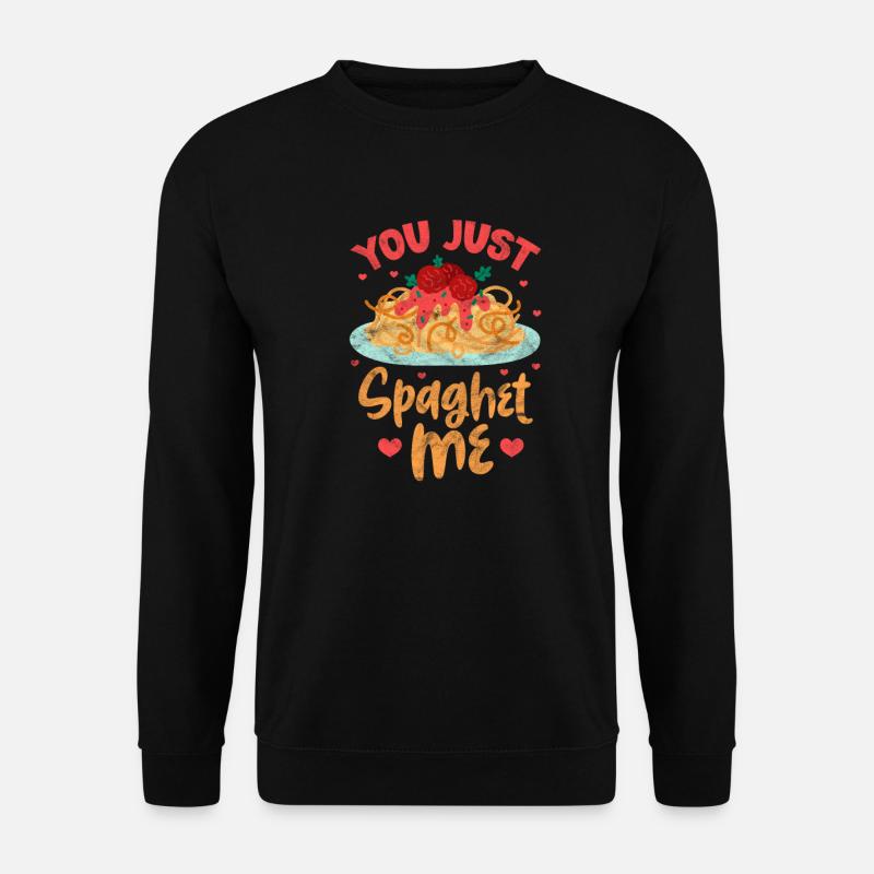 Spaghetti - Unisex Pullover - Schwarz