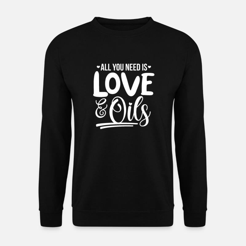 Essential Oils Ätherische Öle - Unisex Sweatshirt - black