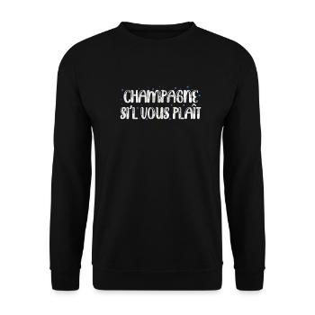 blockedTitle - Sweat-shirt Unisexe - noir - Devant - Alina (178cm) & Michal (187cm)