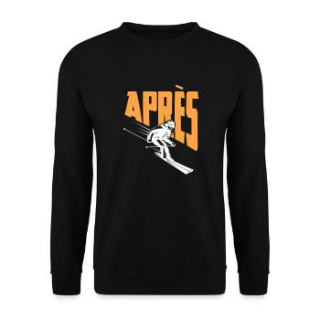 Apres Ski - Sweat-shirt Unisexe - noir - Devant - Alina (178cm) & Michal (187cm)