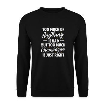blockedTitle - Unisex Sweatshirt - black - Front - Alina (178cm) & Michal (187cm)
