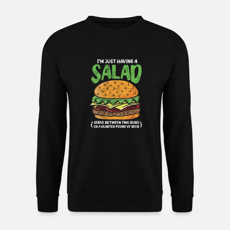 Burger - Unisex Sweatshirt - black