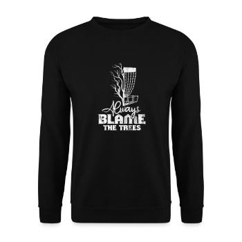 Disc Golf - Unisex Pullover - Schwarz - Vorne - Alina (178cm) & Michal (187cm)