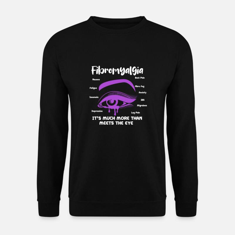 Fibromyalgie Fibro Fibromyalgia Rheuma Geschenk - Unisex Pullover - Schwarz