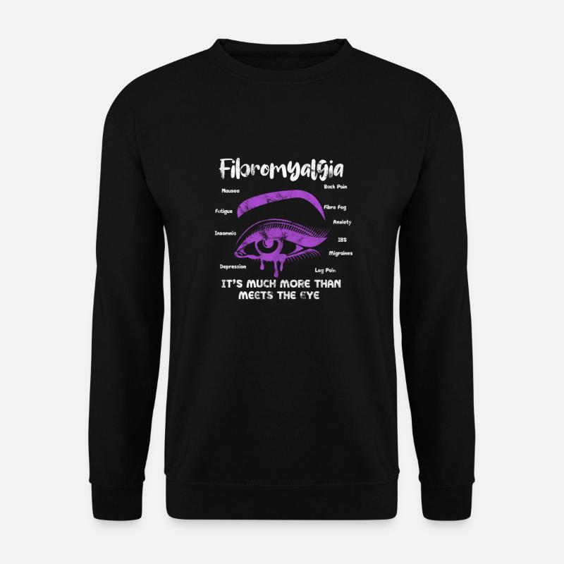 Fibromyalgie - Sweat-shirt Unisexe - noir