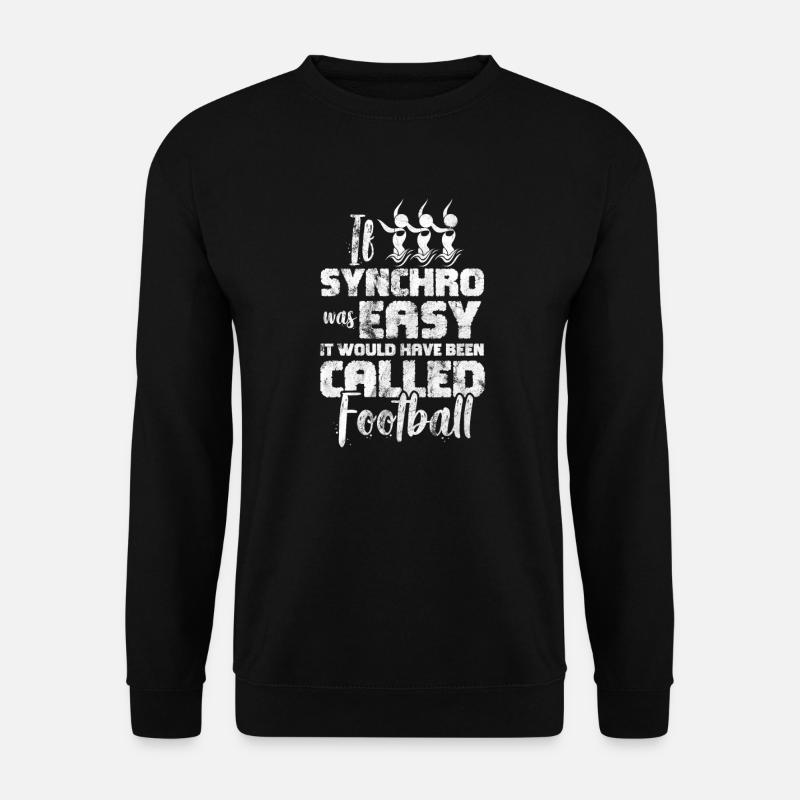 Synchronschwimmen - Unisex Pullover - Schwarz