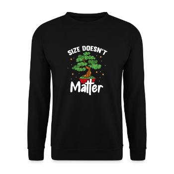 Bonsaï Arbre Japon Jardin Zen Bonsaï Arbre Cadeau - Sweat-shirt Unisexe - noir - Devant - Alina (178cm) & Michal (187cm)