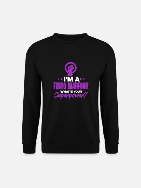 Fibromyalgie Fibro Fibromyalgia Rheuma Geschenk - Unisex Pullover - Schwarz