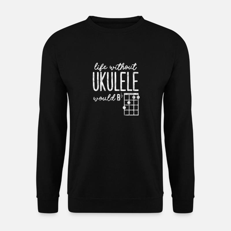 Ukulele - Unisex Pullover - Schwarz