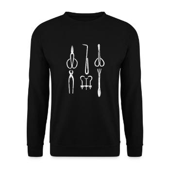 Bonsaï - Sweat-shirt Unisexe - noir - Devant - Alina (178cm) & Michal (187cm)