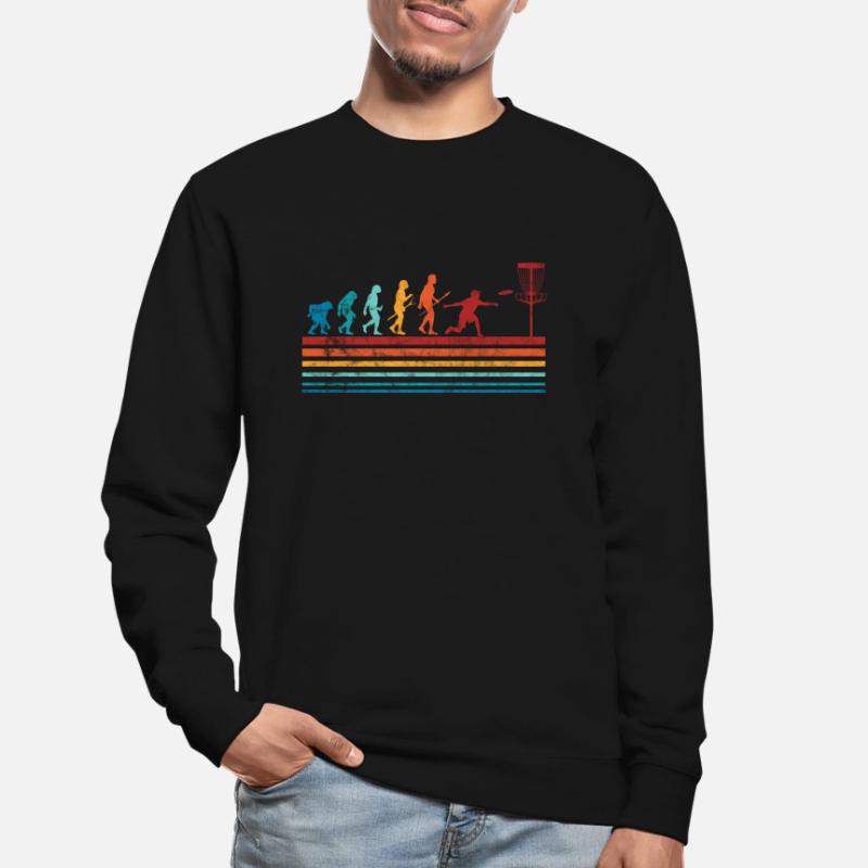 Évolution du Disc Golf Sweat-shirt Unisexe