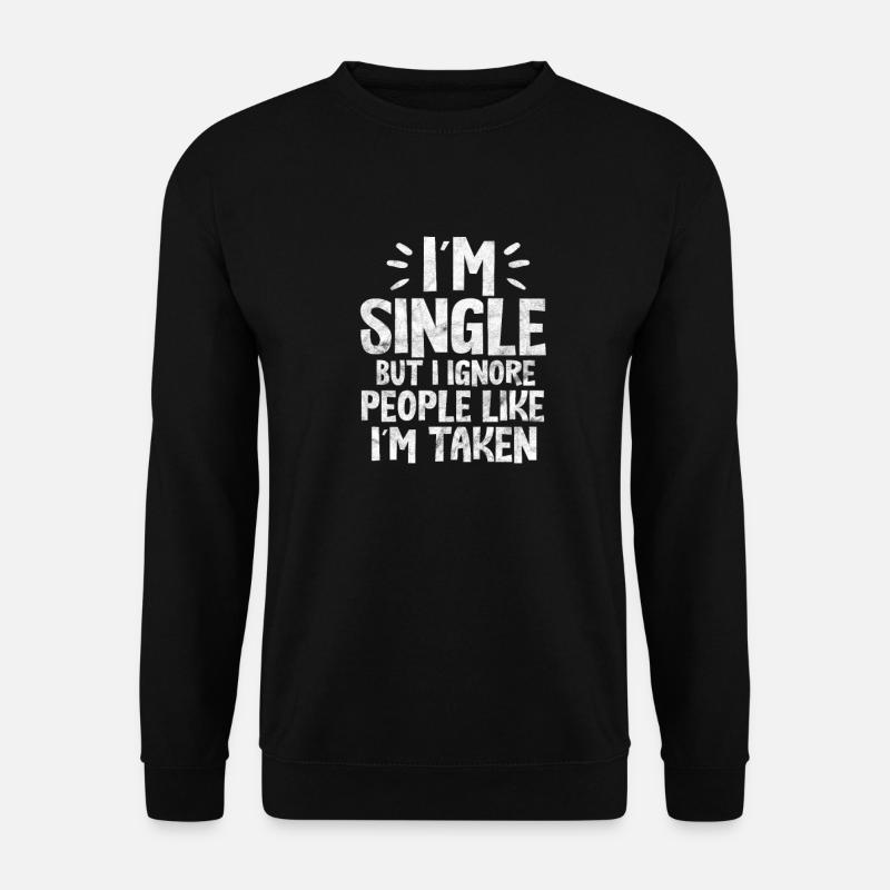Single - Unisex Sweatshirt - black