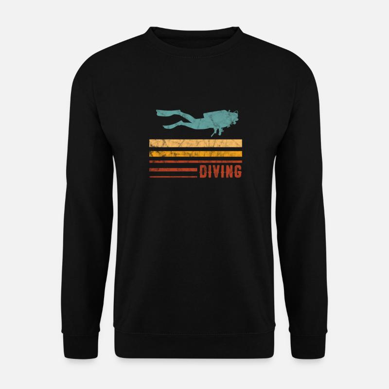 Taucher - Unisex Pullover - Schwarz