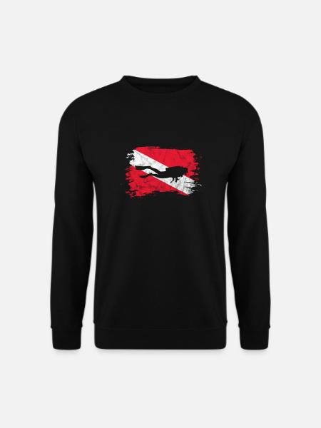 Taucher - Unisex Pullover - Schwarz