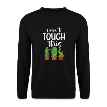 Cactus - Sweat-shirt Unisexe - noir - Devant - Alina (178cm) & Michal (187cm)