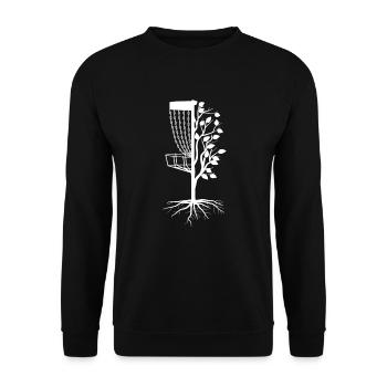 Disc Golf Frisbee Disc Golf Cadeau - Sweat-shirt Unisexe - noir - Devant - Alina (178cm) & Michal (187cm)