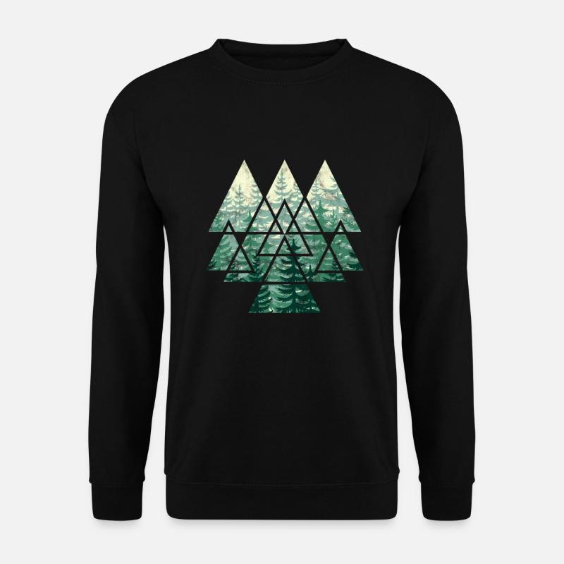 Wald - Unisex Pullover - Schwarz