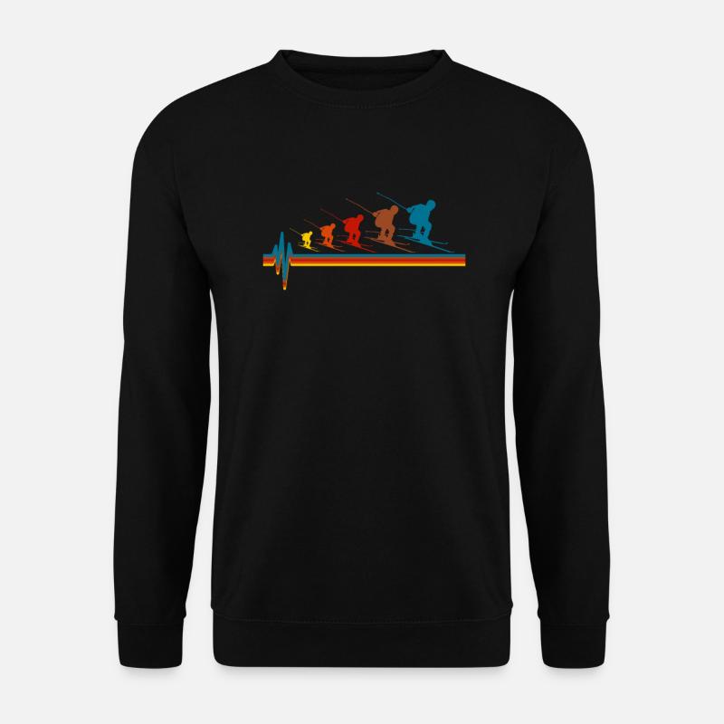 Ski - Unisex Pullover - Schwarz