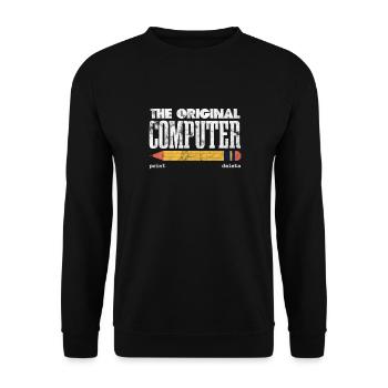 Technischer Support - Unisex Pullover - Schwarz - Vorne - Alina (178cm) & Michal (187cm)
