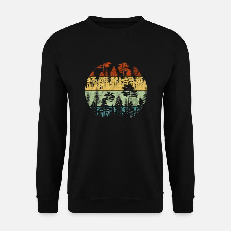 Wald - Unisex Pullover - Schwarz